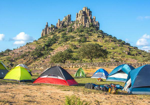 Campamento, La comida en el campo.